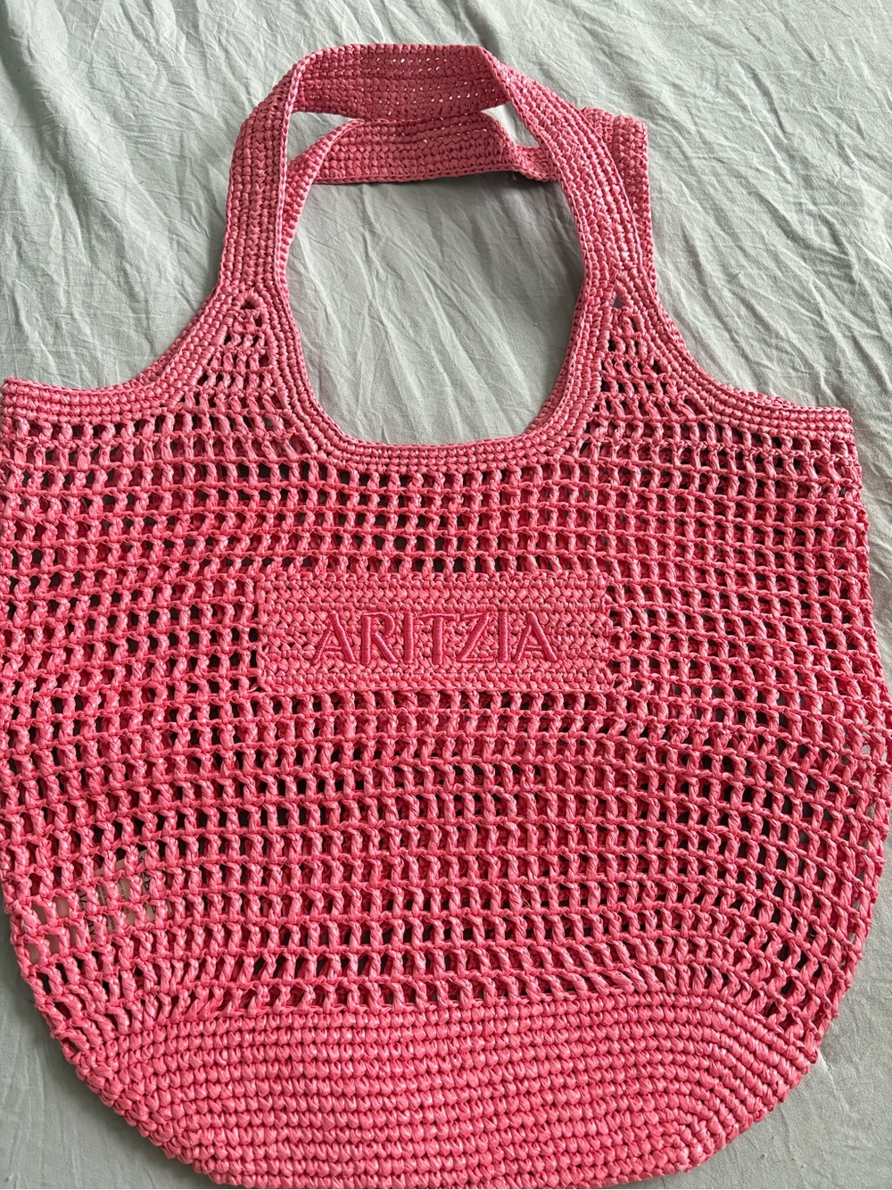 Pink Aritzia Beach Bag